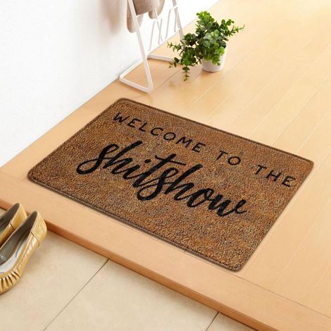 Tapis D'Entrée Non Glissant - Pour Intérieur Et Extérieur - Porte D'Entrée Porche Patio - 60 x 90 cm - 1 Pièce (1/5)