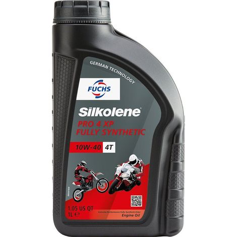 Huile moteur SILKOLENE FUCHS 100 % synthétique ester PRO 4 XP 10W40 1L