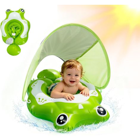 JSSEVN-Bouée Enfant  Aide à la Natation Gonflable avec siège de sécurité réglable, Apprentissage de la Natation pour Enfants  6-36 Mois (1/5)