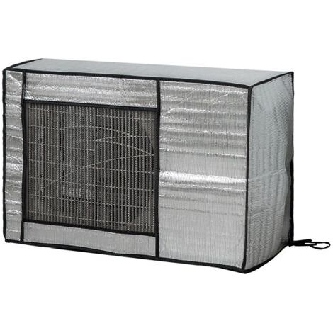 Klimaanlagengehäuse für den Außenbereich, Klimaanlagenabdeckung, Abdeckungen für Außengeräte, Wasserdichte Schutzhülle, Große Klimaanlagenabdeckung (86 cm x 35 cm x 60 cm) (1/4)