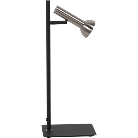Mexlite - tischlampe - Kora - stahl schwarz - metall -
