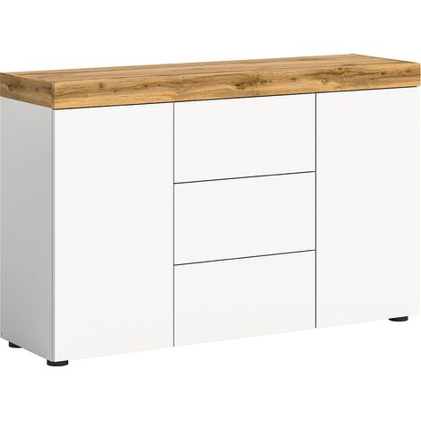 Malibu buffet 2 portes blanc. (1/5)