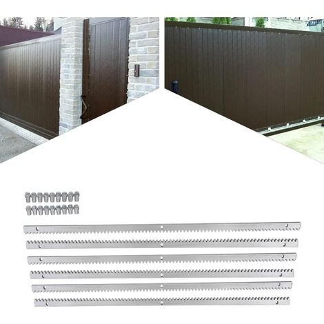 Zahnstange Für Schiebetore Zahnstange Aus Stahl Für Schiebetore, Verzinkt, 6 Meter Lang, Modul 4, 30 x 12 mm Zahnstangen Für Schiebetorantrieb Schiebetor