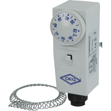 Le Sanitaire – Thermostat de contact BRC-A extérieur – Réglage précis de température – Arrêt automatique en cas de dépassement – Compatible planchers chauffants