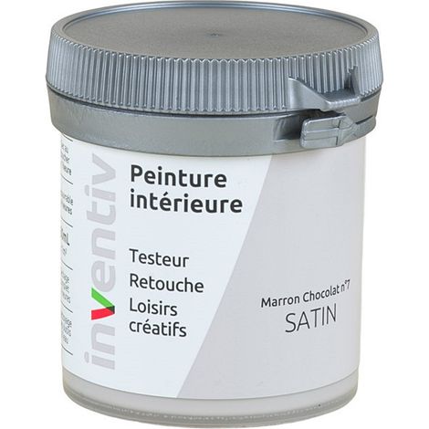 Testeur Peinture Intérieure Satin Marron Chocolat 7 - Inventiv