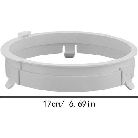 Raccord Flexible Clim Portable (15cm) - Connecteur Universel Fileté Pour Tuyau D’évacuation Adapté À Embout Diamètre 15 Cm Pour Bouche