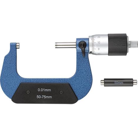 Micrometro exterior centesimal 50 - 75 mm Fervi M022/50/75