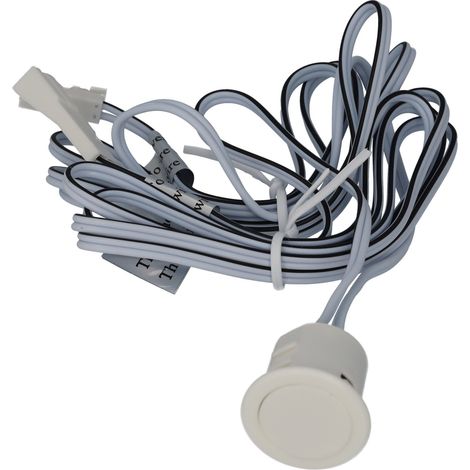 Jandei Interruptor y regulador táctil empotrar cable 12/24V DC 48W blanco