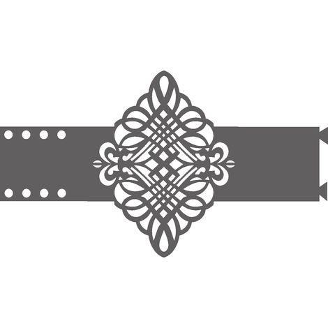 Z18 Elegante clip per tende decorative trasparenti, grigia