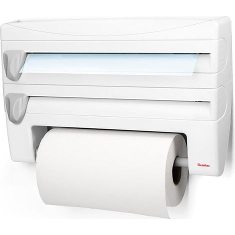 Portarrollo Cocina Trip Plastico Ps Bl Roll N' Roll Metaltex