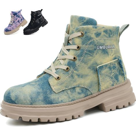 Chaussures de Sécurité Femmes Confortable Basket de Securite avec Embout en Acier Légère Bottes de Sécurité Respirante Chaussures de Travail Antidérapante (1/5)
