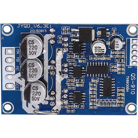 Contrôleur Moteur Brushless DC 500W 12-36V 20A sans Capteur Hall (1/5)