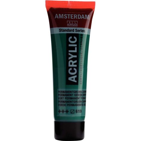 Colore acrilico AmsterdamC 20 ML Verde Scuro