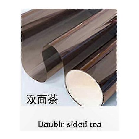 Film miroir réfléchissant pour vitres, teinté solaire, pour la maison et le bureau, 1 mètre de long (90 cm), double face. (1/5)