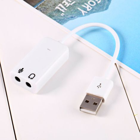 Xear 3D USB 2.0 Soundkarte mit virtuellem 7.1-Audioeffekt für Windows XP (1/5)
