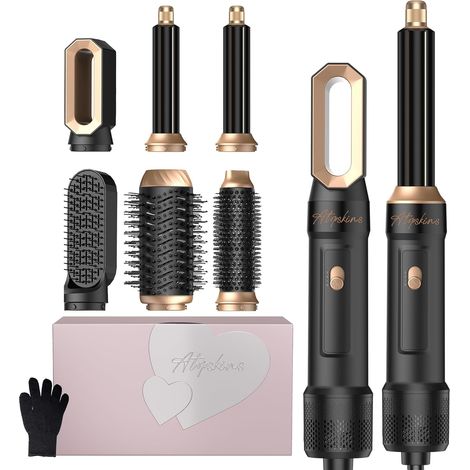Air Styler Pro Hair Styler 6 in 1 Airbrush 6 in 1 Hair Dryer  Hair Styler 6 in 1 with 1000 W Hair Dryer, Blowing Brush, Curling Iron, Thermal Brush for Drying, Curling, Smoothing (1/5)