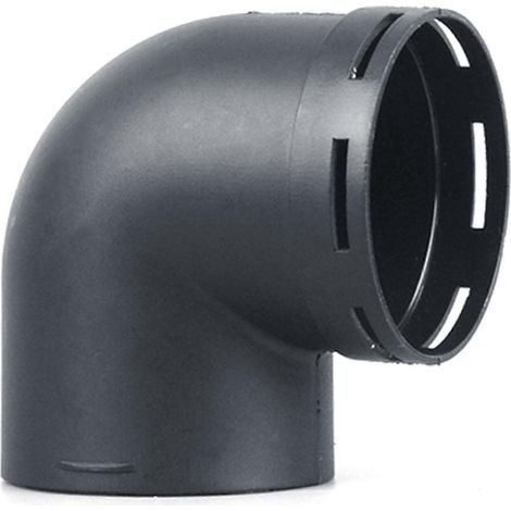 75mm Auto Heizung Heißluftkanal Rohr Winkel Auslassverbinder Schwarz Kunststoff Ersatzzubehör (1/5)
