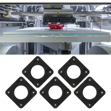 Accessoire pour imprimante 3D : patin amortisseur en silicone pour moteur à 42 pas, 2 mm d’épaisseur, amortissant les vibrations, résistant à l’usure et aux hautes températures. (1/5)