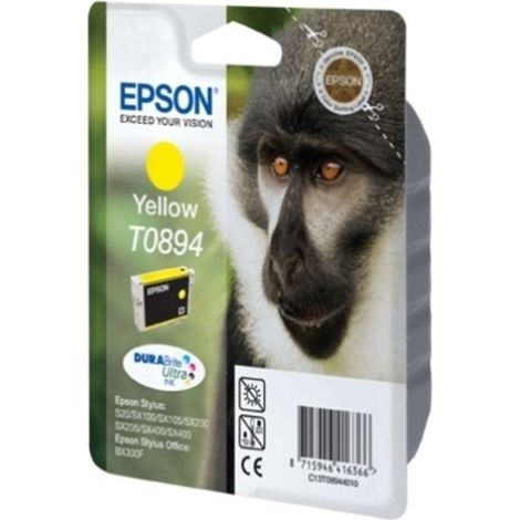 Epson Monkey Cartuccia di inchiostro Yellow T0894 DURABrite Ultra Ink
