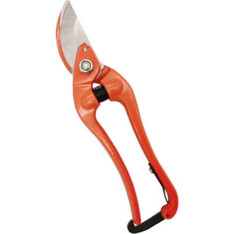 Forged pruning shears 230 mm - Ergonomic steel handles - Narrow cutting head for tight spaces - Cut hard wood (1/4)