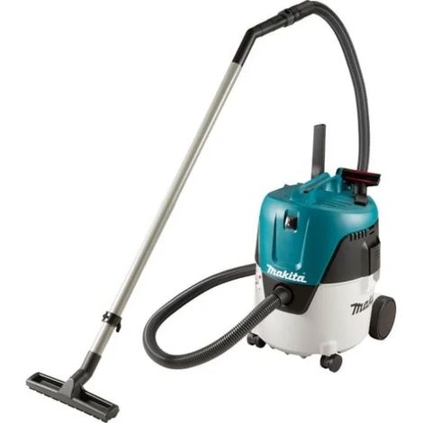 Makita – Aspirateur professionnel eau et poussière 20L – Puissance 1000W – Dépression 21 kPa – Système Push & Clean pour entretien facile - VC2000L