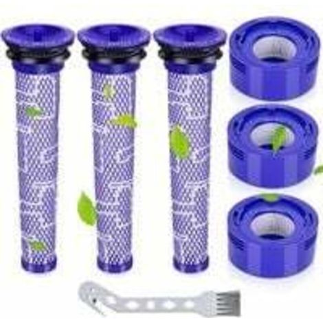 7 pré- et Filtre pour aspirateur de remplacement, Pour Dyson V8 Et V7 Filtre aspirateur Sans Fil Ensemble De Filtres (1/5)