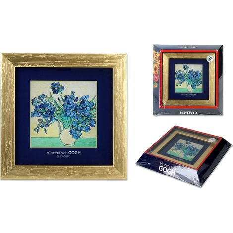 Carmani, Gemälde – Van Gogh/Iris, Goldrahmen (1/5)