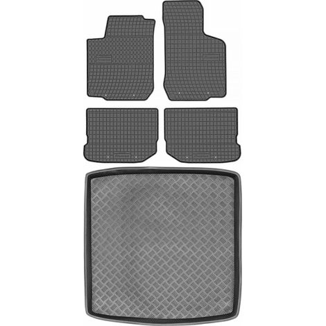 Ensemble de tapis de sol en caoutchouc pour Volkswagen Golf IV Kombi (1997-2006) + tapis de coffre (1/5)