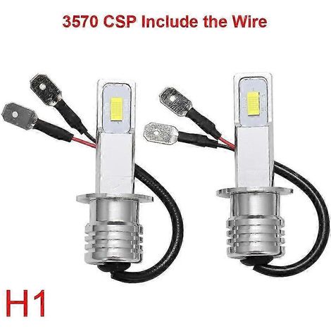 piezas H7 H4 LED CSP Faro antiniebla LED para coche H8 H11 H9 9005 9006 HB4 H1 H3 Bombilla Luz de circulación diurna para automóvil 12V 6000K 4300KA（8000KH27 881） (1/3)