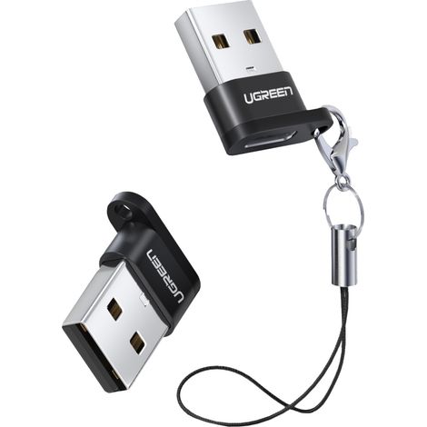 Adattatore UGREEN US280 da USB-C a USB-A 2.0 (nero) (1/5)