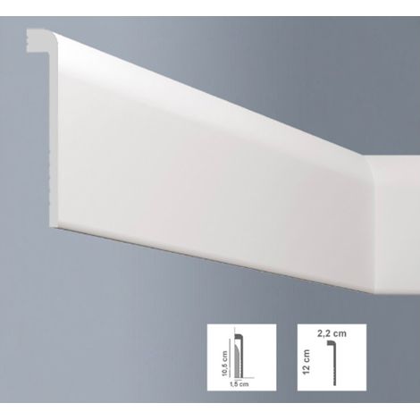 COPRIBATTISCOPA POLIMERO DURO MM 220X120 2MT "L12022 BOVELACCI LUX"