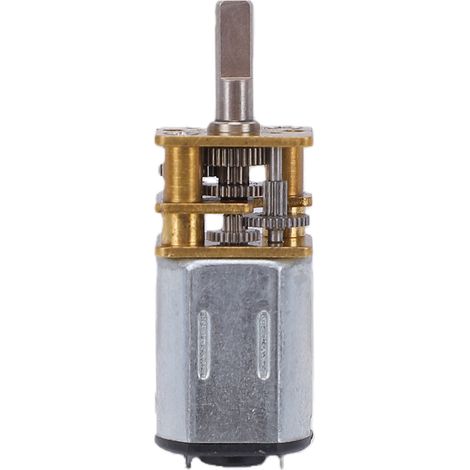 Motore a Ingranaggi N20 DC 3V/6V/12V – Cambio in Metallo Robusto, Albero D 3x10mm – Design Compatto e Preciso – Ideale per Robotica e Automazione (1/5)