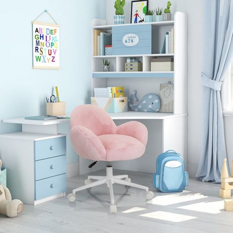 [GEBRAUCHT] B-Ware hjh OFFICE Kinderstuhl KID TEDDY Rosa Drehstuhl mit Armlehnen für Kinder (1/2)