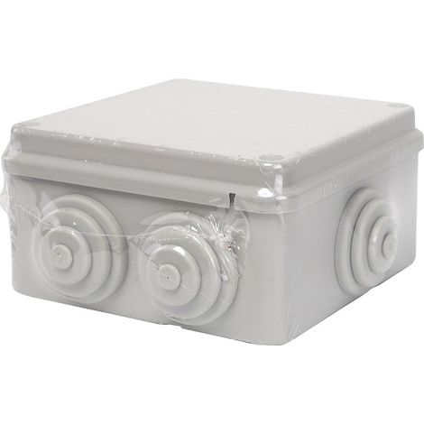cassetta derivazione esterno pressacavo impianto elettrico rettangolare 120x80x50mm (1/2)