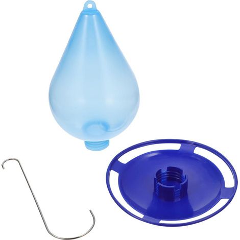 Mangeoire à oiseaux suspendue en plastique étanche pour l'extérieur, accessoires pour animaux de compagnie et décoration de jardin (1/5)