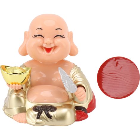 solaire Bouddha rieur automatique pour voiture