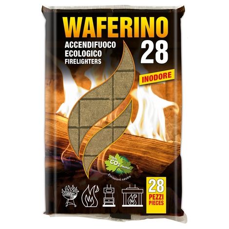 ACCENDIFUOCO ECOLOGICO WAFERINO28- senza- pezzi 1