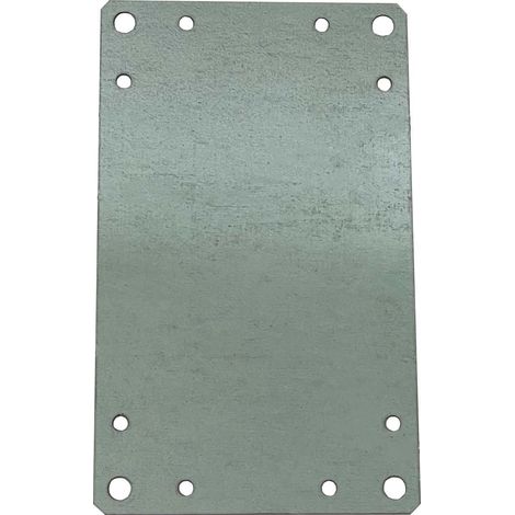 Plaque De Montage Tole électrozinguée Pour Coffret Polyester Aria 32 - 315x215