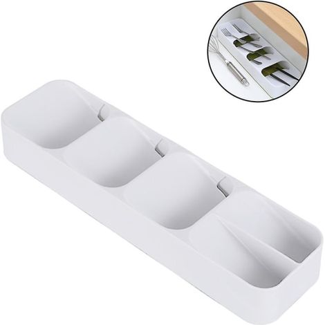 Support de rangement Boîte rangement compacte couverts (1/4)