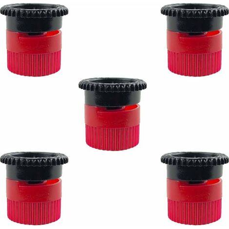 Riegopro Verstellbare Düse für Bewässerungsdiffusor, Reichweite von 1 bis 5,5 Metern, Effiziente Bewässerung und Wassereinsparung, 5er-Pack (RP-N8 (2,1-2,6 Meter)) (1/2)