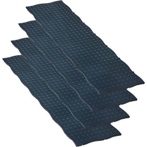 Lot de 4 dalles de jardin 80cm en plastique qualité alimentaire – Clipsables – Superficie 0.8 m2 – Couleur gris anthracite – Dare Win Store (1/2)