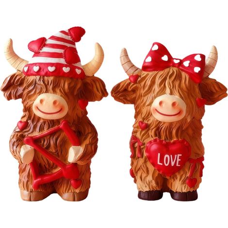 de vache en rsine Souvenir dcoratif poli la main Idal pour (1/5)