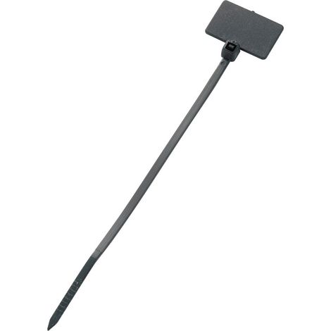 TRU COMPONENTS TE-6259736 Marqueur de câble Surface d'étiquetage: 20 x 13 mm noir 1 pc(s)