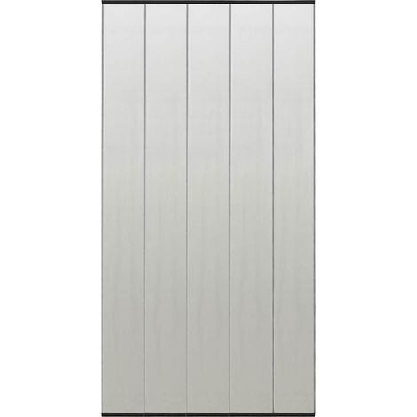 vidaXL Mosquitera para puerta 5 pzas cortina de malla negro 120x240 cm (1/5)