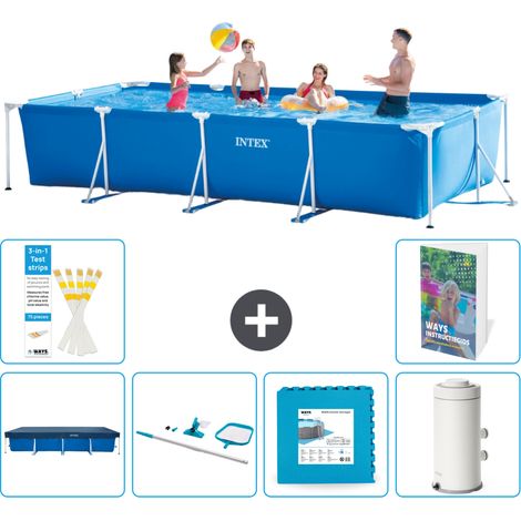 Rechteckiger Frame Pool - 450x220x84 cm - 7-teilig S17