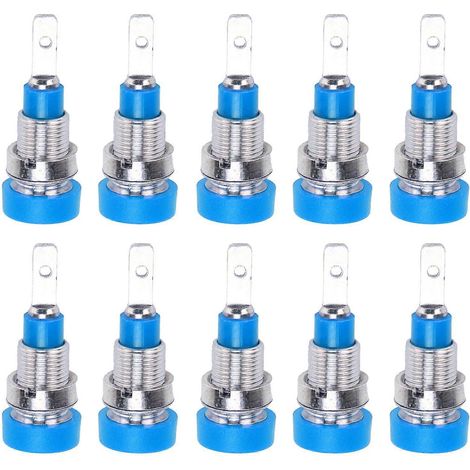 10 Stück Bananenbuchsen-Steckverbinder aus Messing, 2 mm, für elektronische Industriegeräte (1/4)