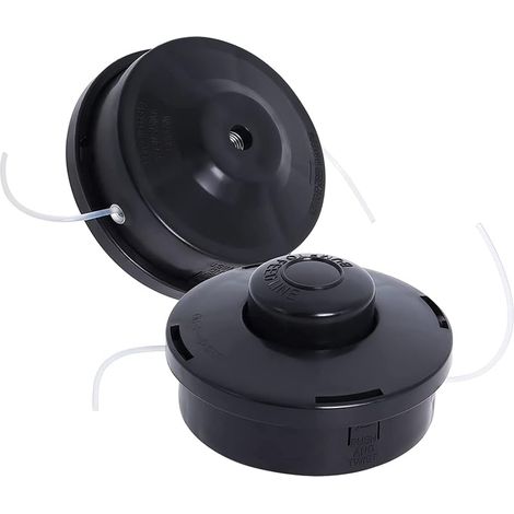Têtes de Débroussailleuse Universelle M10 x 1,25, Tête de Bobine de Débroussailleuse à Essence Universelle Compatible avec Coupe-bordure Électrique Débroussailleuse Essence de Jardin (2 Pièces) (1/5)