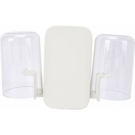 Wall-Mounted Toothbrush Holder, Automatic UVC Detection with 99.9% Cleaning Rate and Fast-Drying Fan, Ideal for Electric and Manual Toothbrushes (1/5)