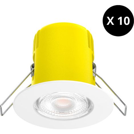 Kit de 10 spots ORION CCT IP65 RE2020, 6W, 600lm, 40°, dimmable, 2700-3000-4000K - S0250690D - SOLUM (1/3)