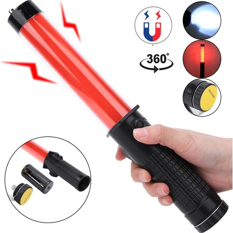Lampe de signalisation de survie YH-6826, lampe torche d'urgence extérieure avec signal sonore et lumière rouge clignotante. (1/5)